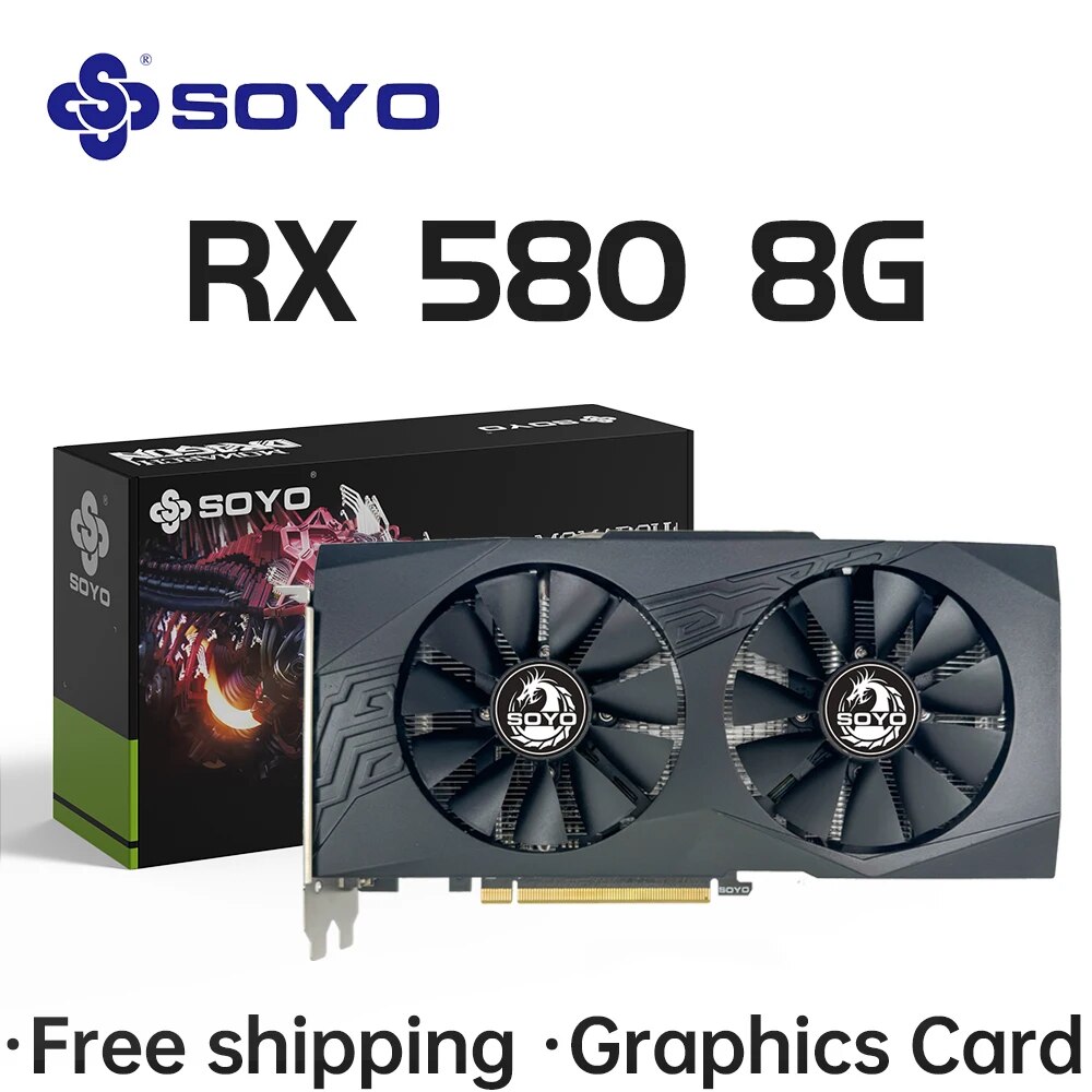 SOYO AMD Radeon RX580 8GB Grap - Rx 580 8Gb 2048Sp Gpu review and price